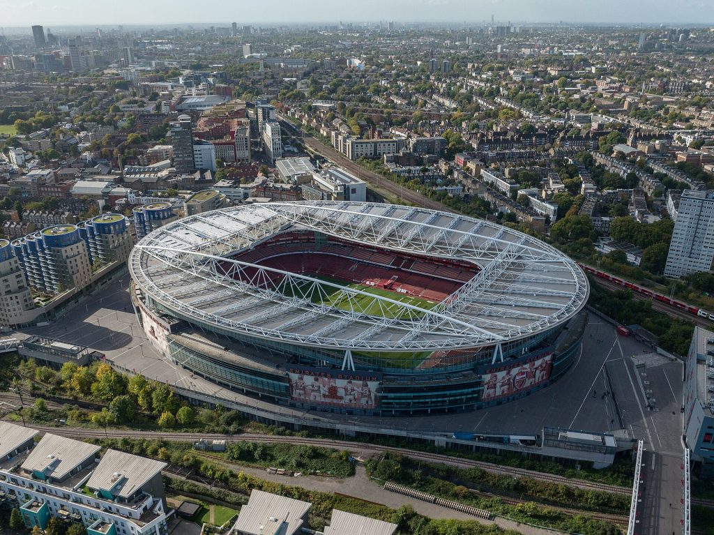 The Emirates Stadium, home of Arsenal