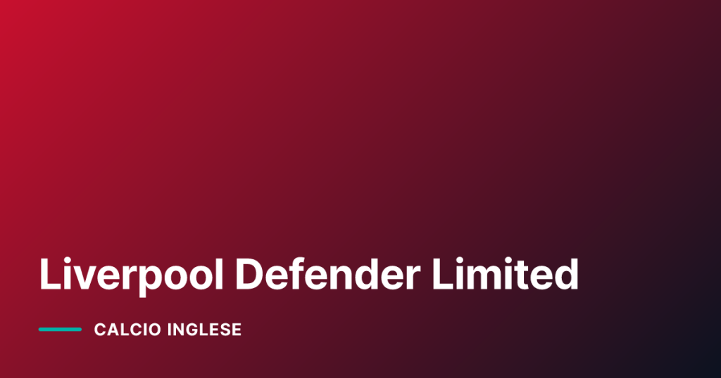 Liverpool Defender Limited