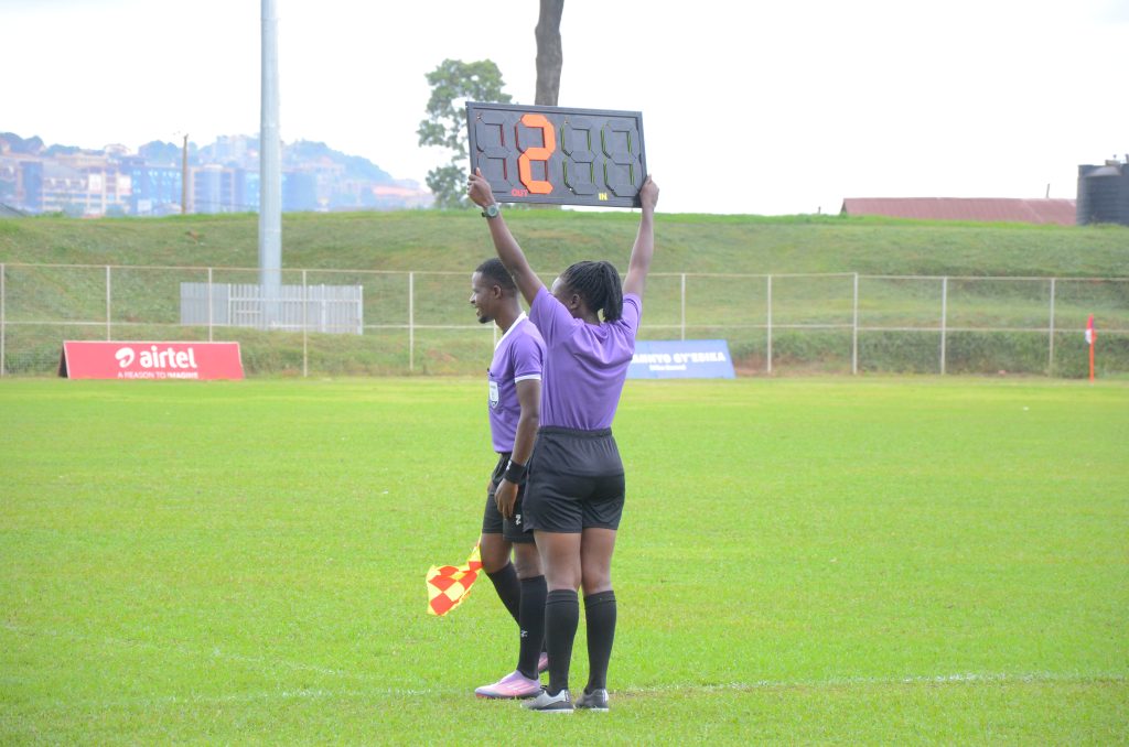 Substitution board, football
